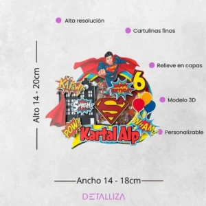 Topper de Superman clásico